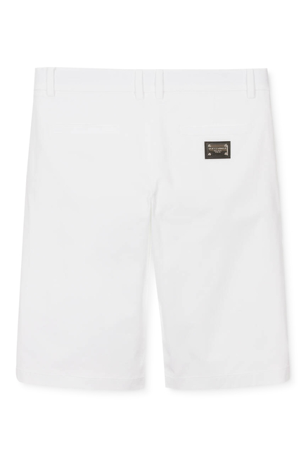 Kids Cotton Bermuda Shorts